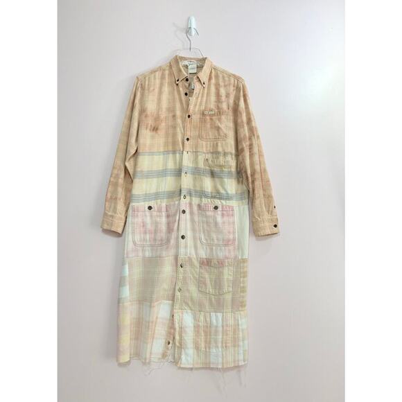 FREE PEOPLE x TRICIA FIX FREDDY PLAID MAXI TOP IN PINK COMBO SIZE SMALL - Picture 5 of 7